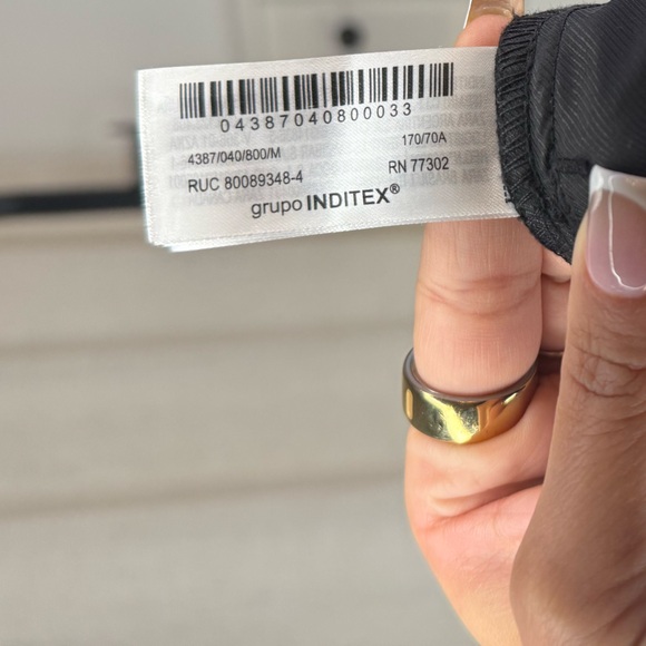 Zara High Waisted Trousers with Lined Belt 4387/040 - Size M - Picture 6 of 8